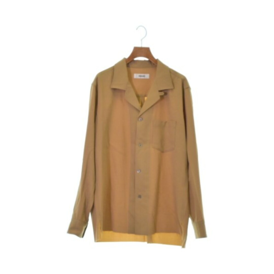 sulvam サルバム カジュアルシャツ M ベージュ系 | hartwellspremium.com
