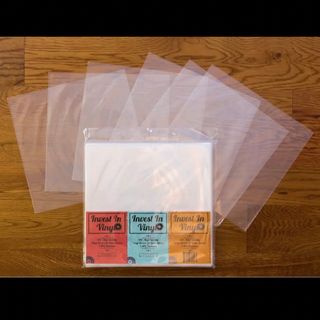 Invest In Vinyl 100 クリアプラスチック保護(日用品/生活雑貨)