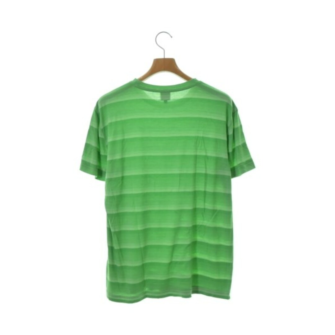 ARMANI COLLEZIONI(アルマーニ コレツィオーニ)のARMANI COLLEZIONI Tシャツ・カットソー XL 緑(ボーダー) 【古着】【中古】 メンズのトップス(Tシャツ/カットソー(半袖/袖なし))の商品写真