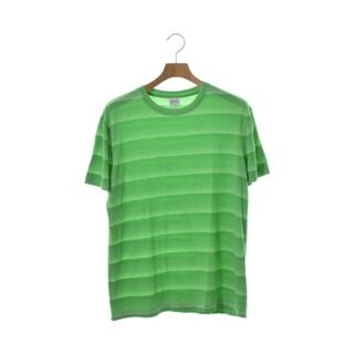 アルマーニ コレツィオーニ(ARMANI COLLEZIONI)のARMANI COLLEZIONI Tシャツ・カットソー XL 緑(ボーダー) 【古着】【中古】(Tシャツ/カットソー(半袖/袖なし))