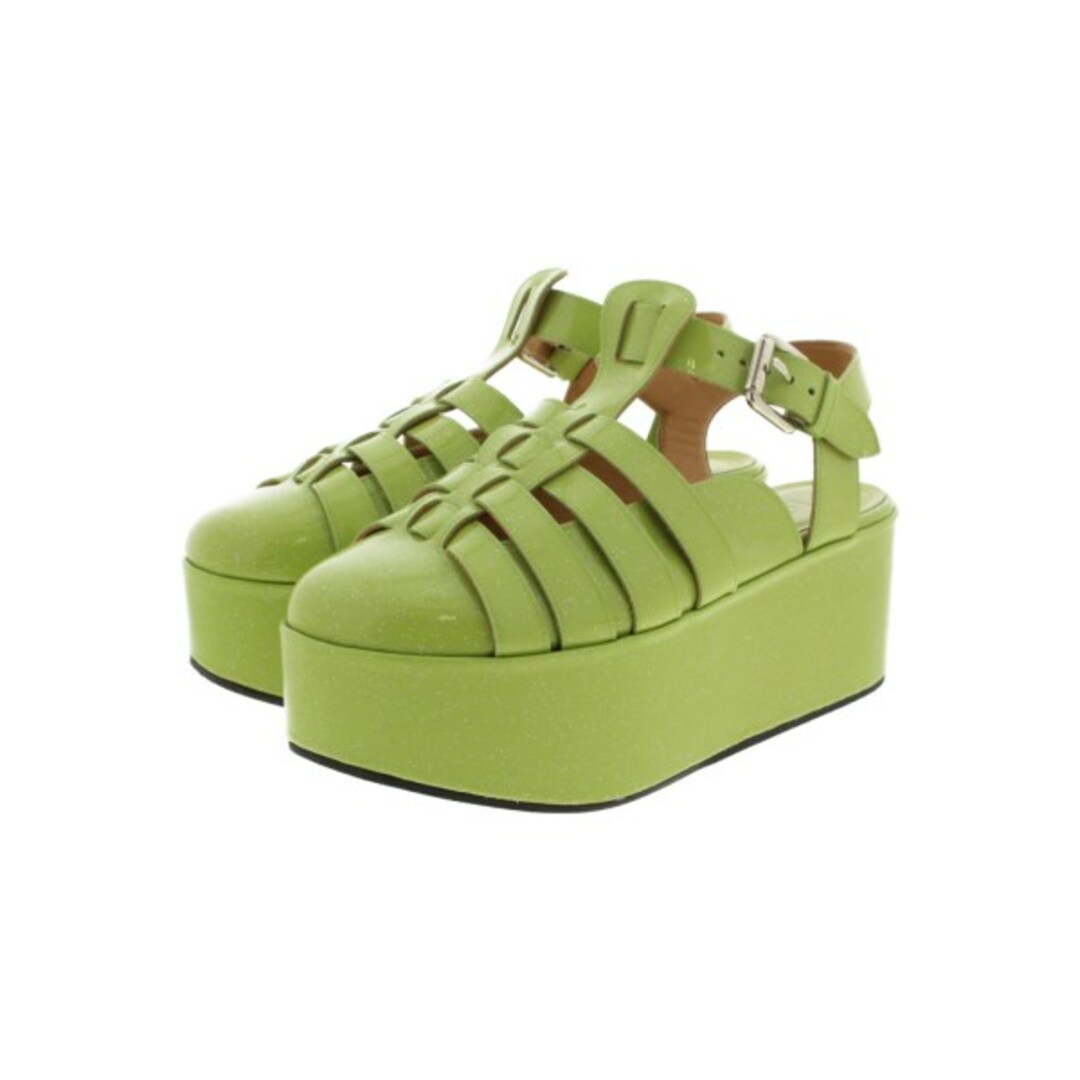 LOEWE - LOEWE ロエベ サンダル EU36(22.5cm位) 黄緑 【古着 LOEWE - LOEWE ロエベ サンダル EU36(22.5cm位) 黄緑 【古着