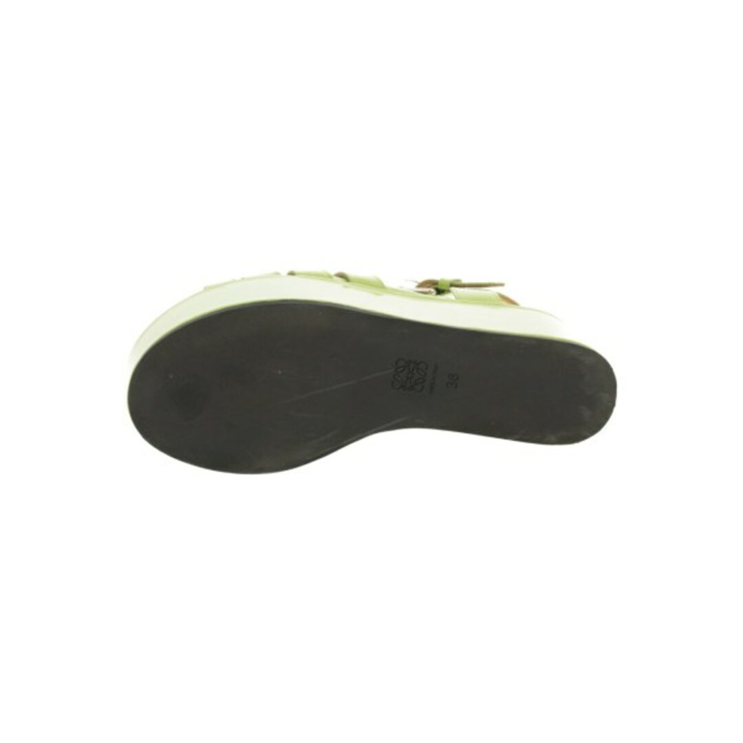 LOEWE - LOEWE ロエベ サンダル EU36(22.5cm位) 黄緑 【古着 LOEWE - LOEWE ロエベ サンダル EU36(22.5cm位) 黄緑 【古着