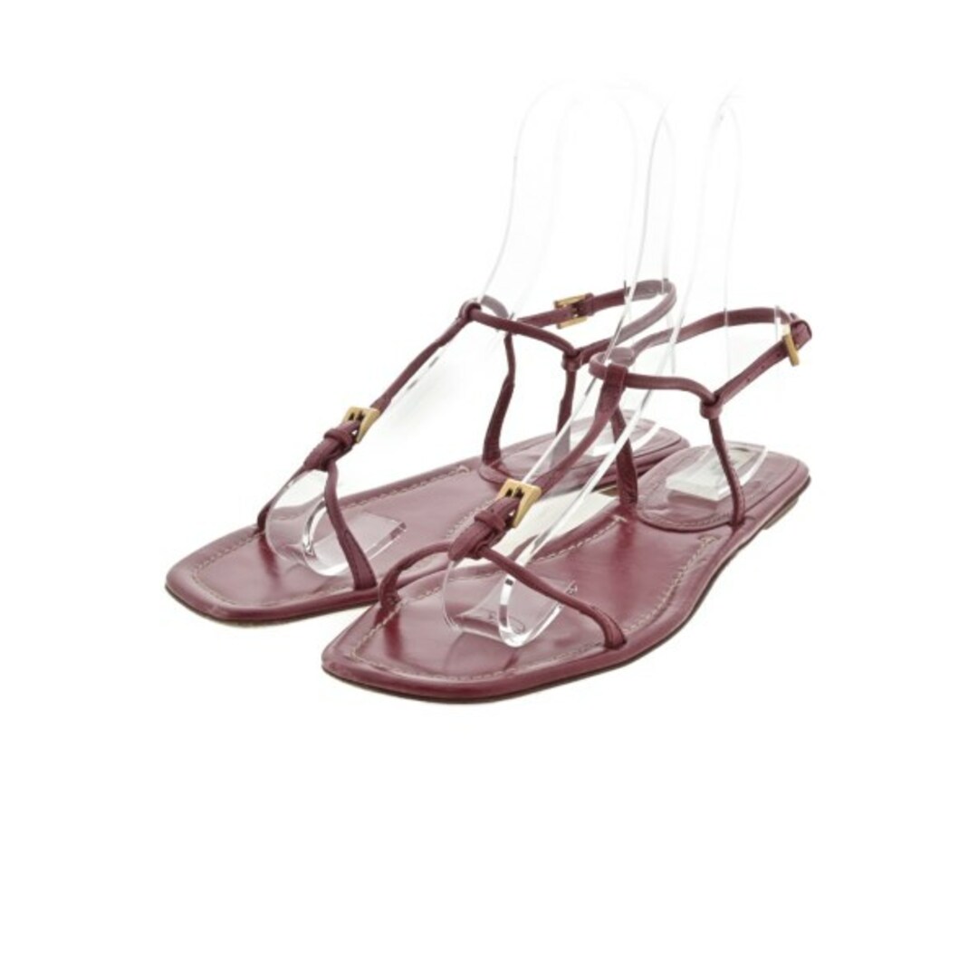 PRADA プラダ サンダル EU37 1/2(24cm位) 赤