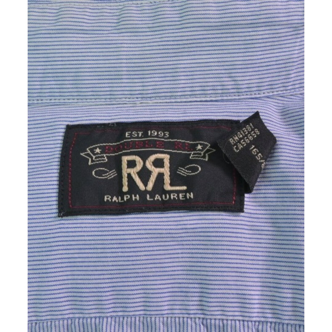 RRL ダブルアールエル カジュアルシャツ XS 青x白(ストライプ)