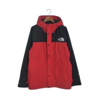 THE NORTH FACE ザノースフェイス マウンテンパーカー XL 赤x黒 【古着】【中古】(マウンテンパーカー)