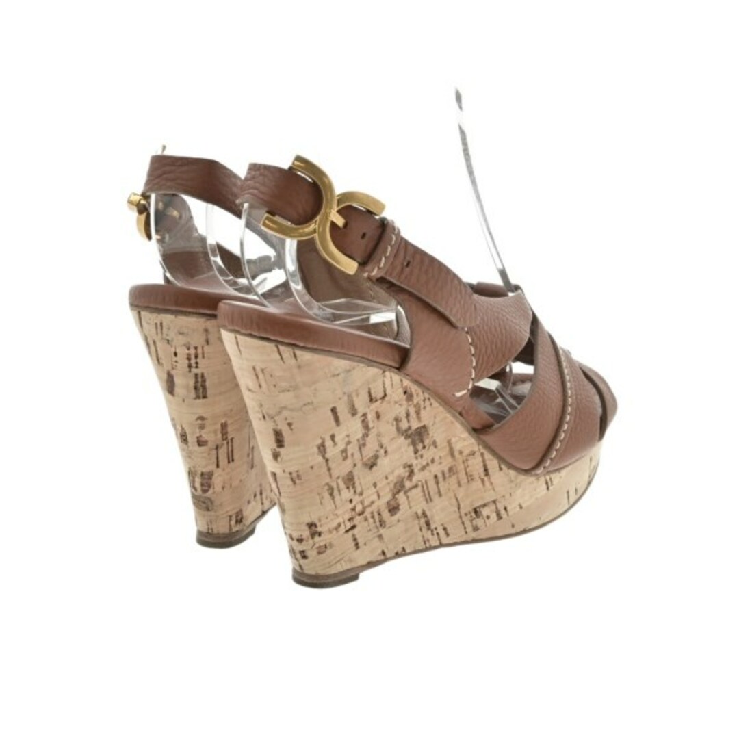 Chloe(クロエ)のChloe クロエ サンダル EU35(21.5cm位) 茶 【古着】【中古】 レディースの靴/シューズ(サンダル)の商品写真