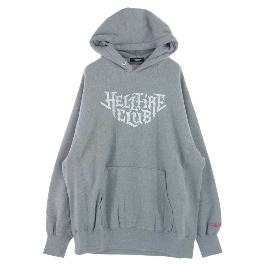 UNDERCOVER アンダーカバー パーカー 22AW  UC2B9817-2   Netflix Stranger Things Hellfire Club スウェット パーカー グレー系 4【新古品】【未使用】