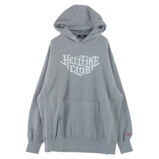 アンダーカバー(UNDERCOVER)のUNDERCOVER アンダーカバー パーカー 22AW  UC2B9817-2   Netflix Stranger Things Hellfire Club スウェット パーカー グレー系 4【新古品】【未使用】【中古】(パーカー)