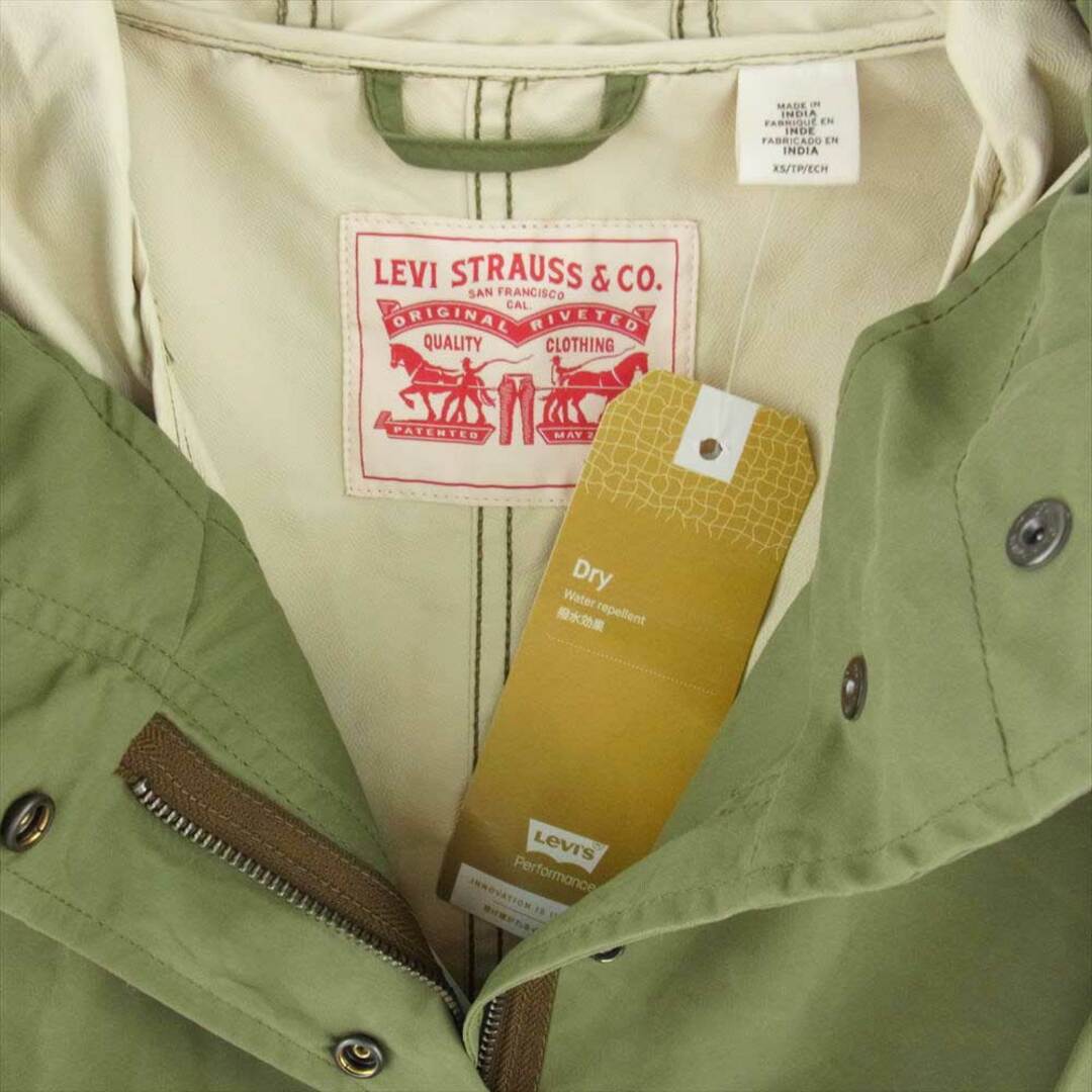 Levi's(リーバイス)のLevi's リーバイス ジャケット A32480000 SLOAN レイン ジャケット MARTINI OLIVE カーキ系 XS【極上美品】【中古】 レディースのジャケット/アウター(その他)の商品写真