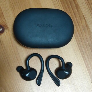 ワイヤレスイヤホン Bluetooth 耳かけ AXLOIE(ヘッドフォン/イヤフォン)