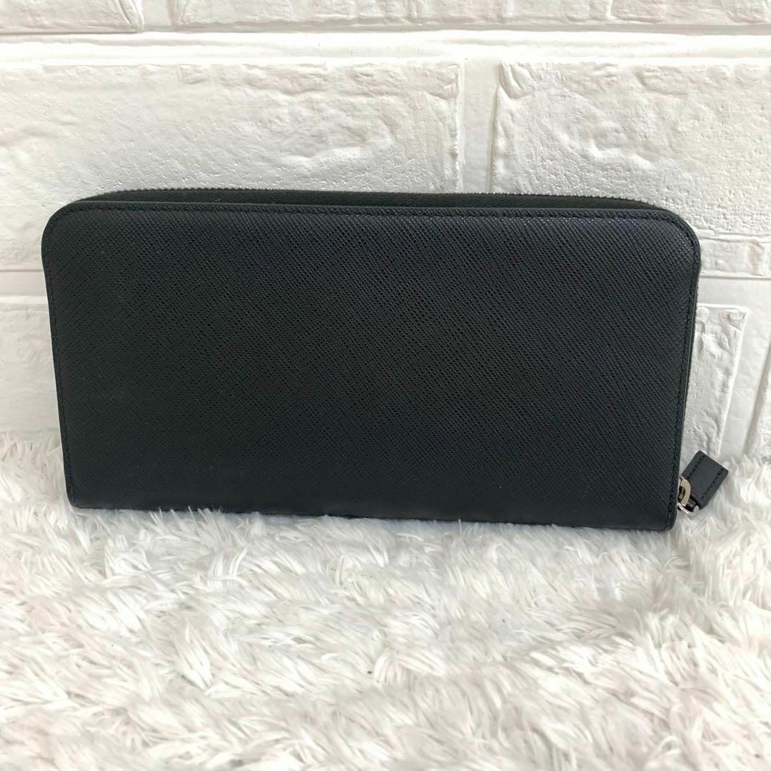 財布形長財布?? 美品 ?? PRADA ?? サフィアーノ ?? ラウンドファスナー