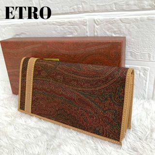 ETRO エトロ 長財布 メンズ レディース ペイズリー柄 ユニセックス