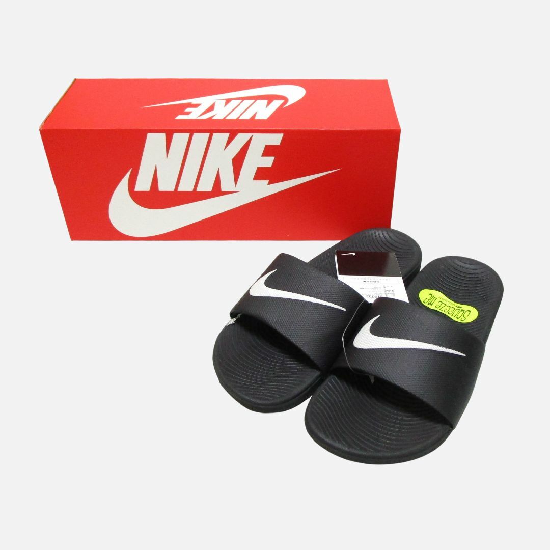 NIKE(ナイキ)の★新品★ナイキ★カワスライド (Black/White/6Y/24cm) レディースの靴/シューズ(サンダル)の商品写真