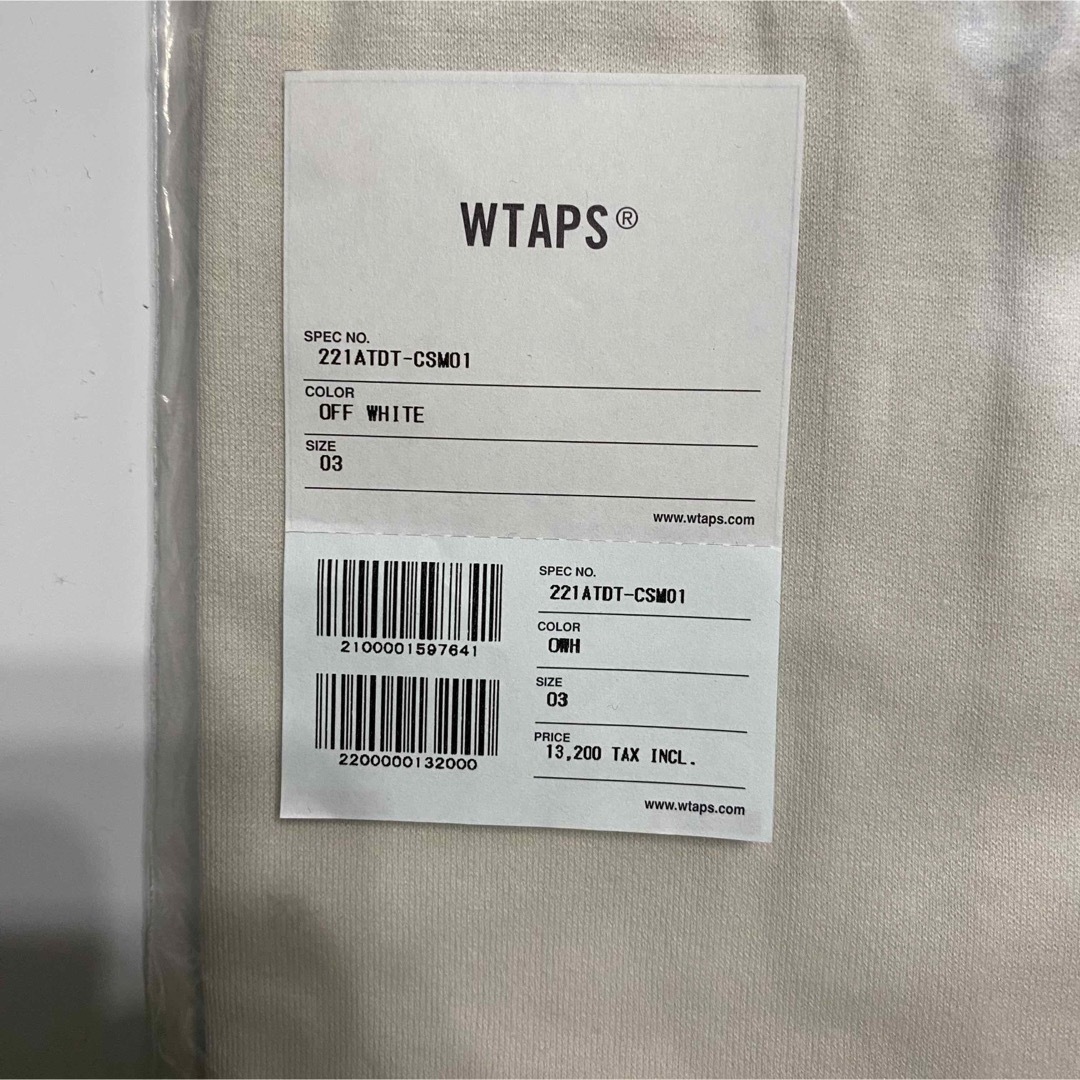 W)taps(ダブルタップス)の22SS WTAPS All 01 / SS / COTTON Lサイズ メンズのトップス(Tシャツ/カットソー(半袖/袖なし))の商品写真