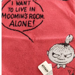 ムーミン(MOOMIN)の【新品未使用】 ムーミン タオルハンカチ リトルミイ レッド 赤 25×25cm(ハンカチ)