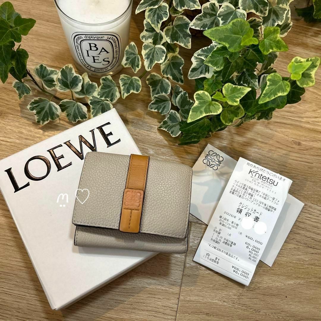 LOEWE - LOEWE ロエベ トライフォールドウォレット 三つ折りコンパクト