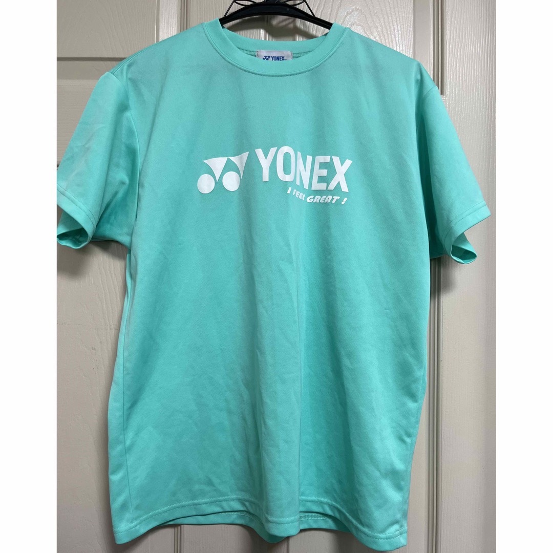 YONEX(ヨネックス)のYONEX ユニセックス　Tシャツ　グリーン　Mサイズ スポーツ/アウトドアのテニス(ウェア)の商品写真