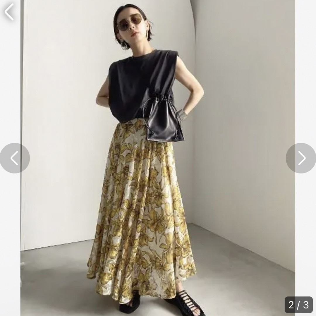 Ameri VINTAGE(アメリヴィンテージ)の新品タグ付き♡Ameri ADAM VOLUME SKIRT レディースのスカート(ロングスカート)の商品写真