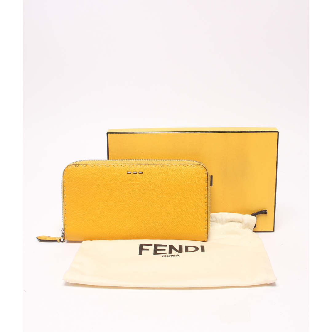 【極上美品】842 FENDI フェンディ  ラウンドファスナー 長財布