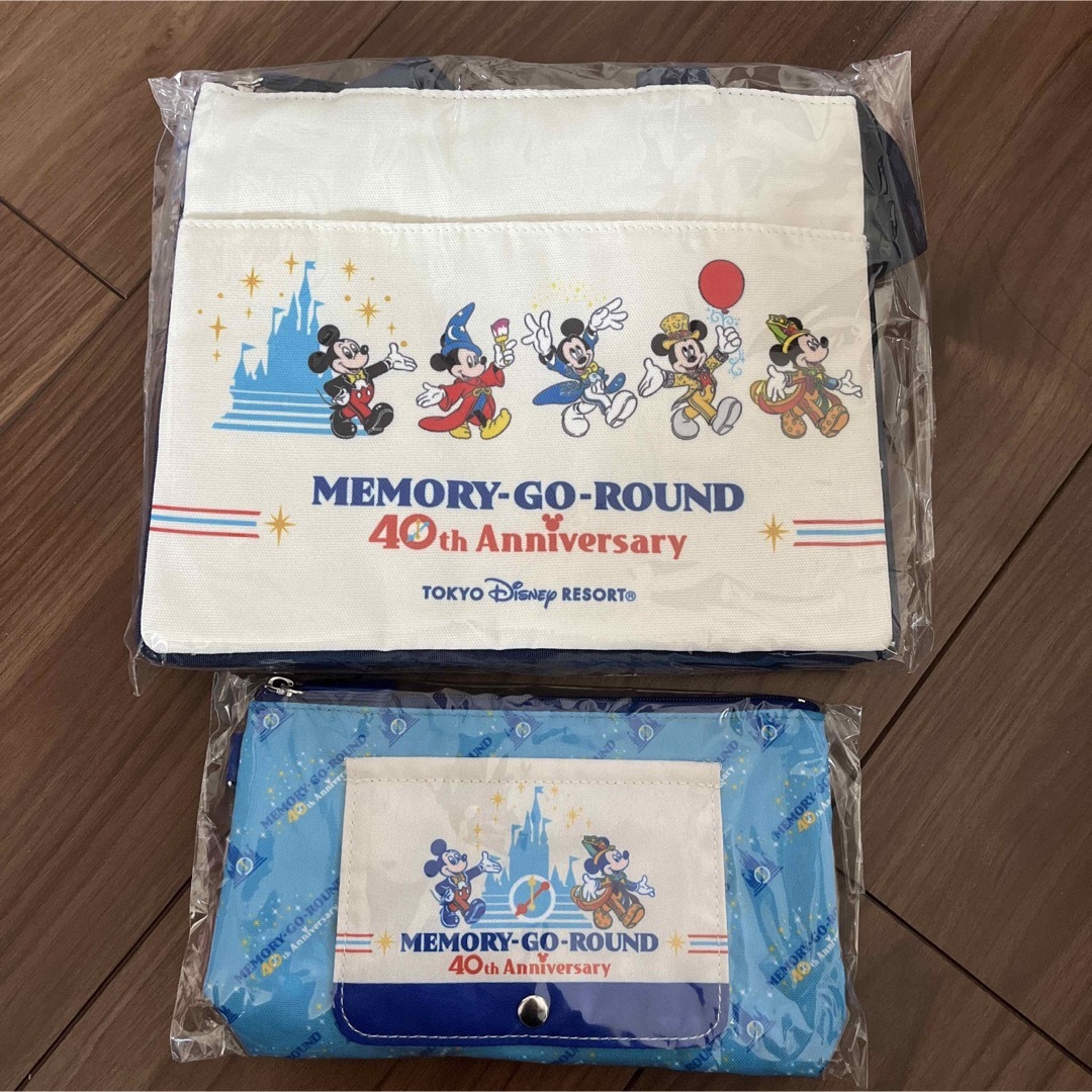 新品　ディズニー　40周年　スーベニアランチケース＆おてふきキャリー　セット　 | フリマアプリ ラクマ