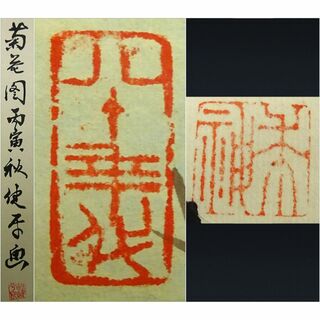 掛軸 胡健華『花鳥図』中国画 紙本 肉筆 掛け軸 p082910