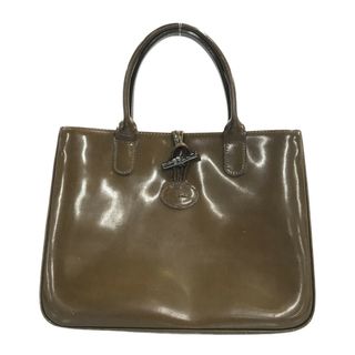 LONGCHAMP - ロンシャン LONGCHAMP エナメルトートバッグ レディースの ...