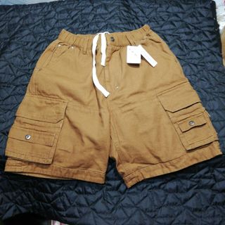 ワイルドシングス(WILDTHINGS)のWILD THINGS  デニムクライミングパンツ  未使用サンプル　Sサイズ(ショートパンツ)