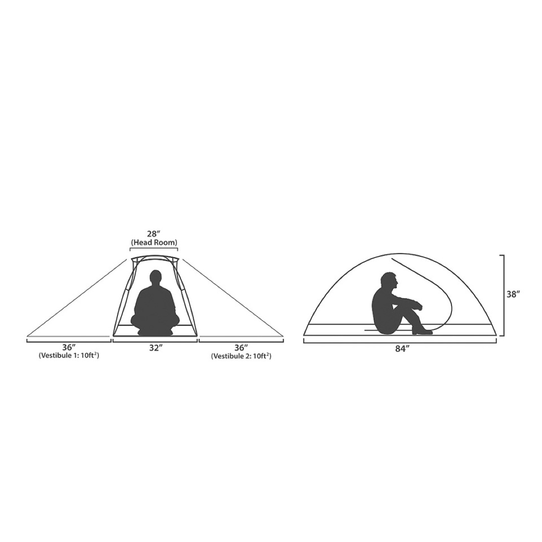 LITE FIGHTER TENT 1 個人用シェルターシステム *マルチカム