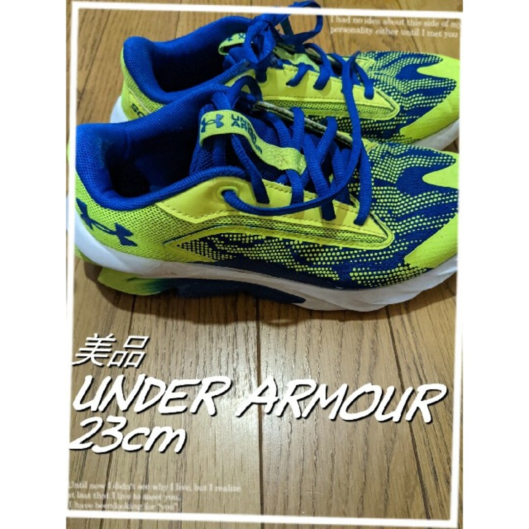 UNDER ARMOUR(アンダーアーマー)のUNDERARMOUR　23cm スニーカー キッズ/ベビー/マタニティのキッズ靴/シューズ(15cm~)(スニーカー)の商品写真