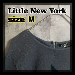 リトルニューヨーク(Little New York)の【美品】Little New York　ワンピース　サイズM　星　半袖　即日発送(ひざ丈ワンピース)