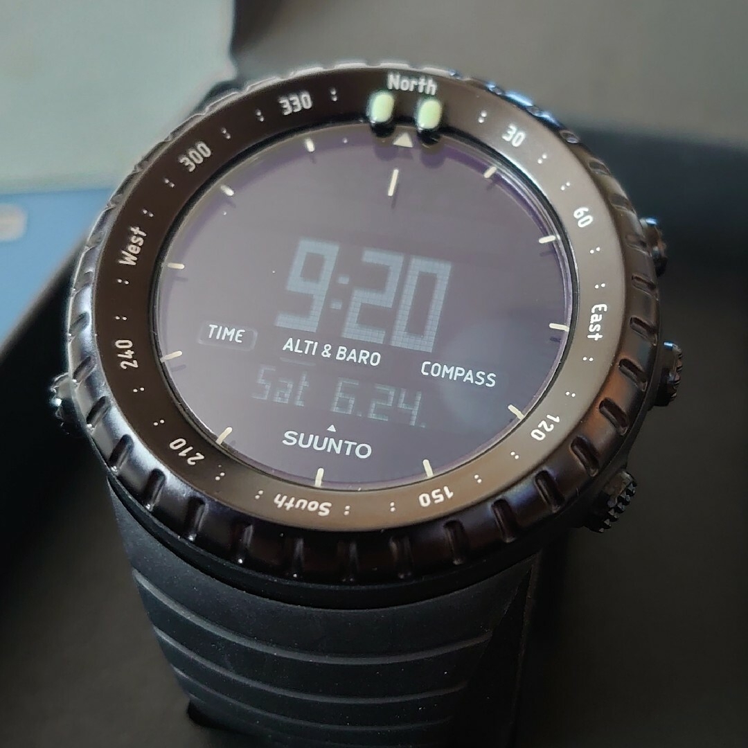 SUUNTO - ☆美品！SUUNTO CORE ALL BLACK スント コア オールブラック