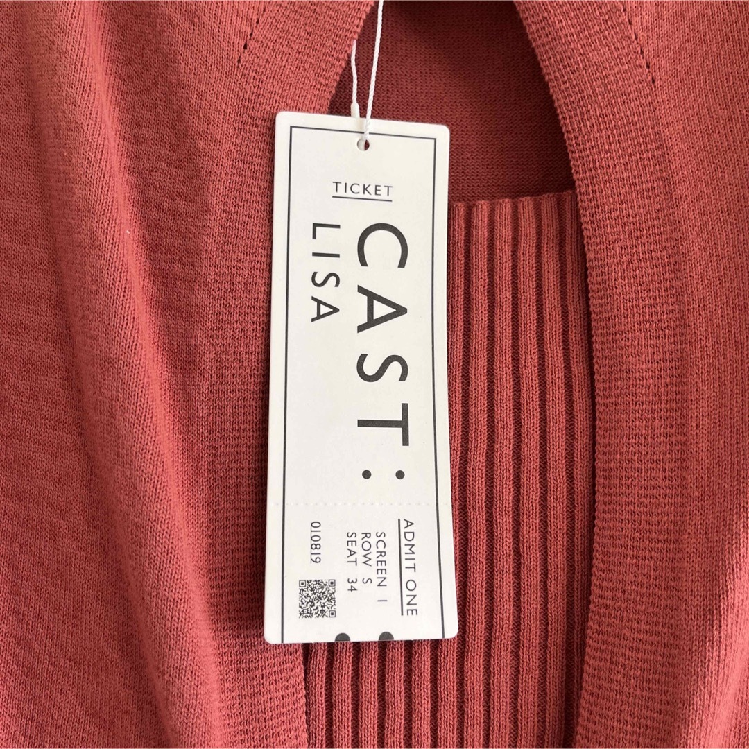 CAST:(キャストコロン)のCAST 半袖カットソー　新品 レディースのトップス(カットソー(半袖/袖なし))の商品写真