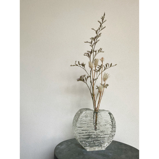 ドイツ アンティーク ビンテージ クリア ハート♥︎ 花瓶 フラワーベース 美品