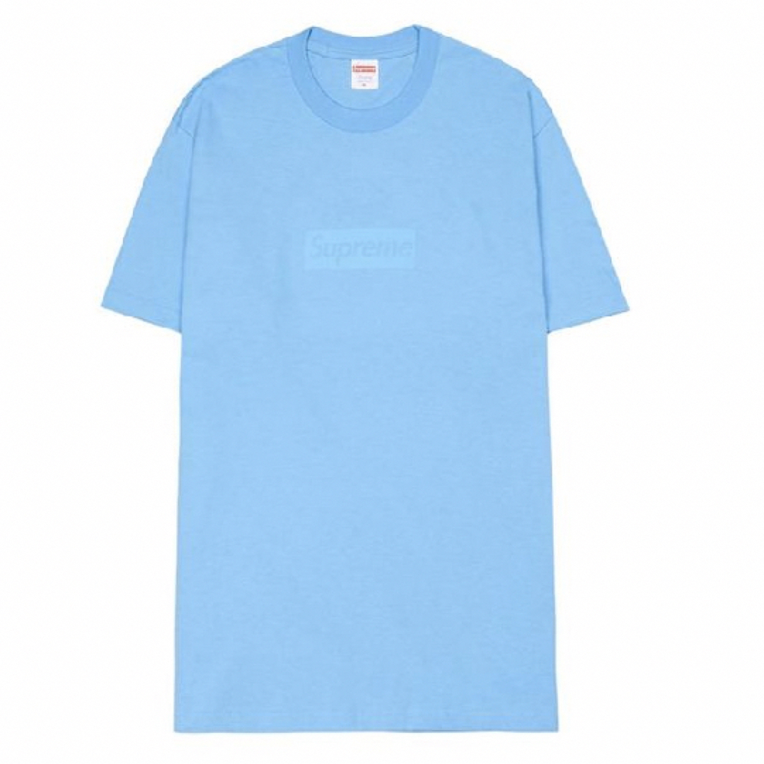 Supreme - Supreme tonal box logo tee bright blue Lの+inforsante.fr