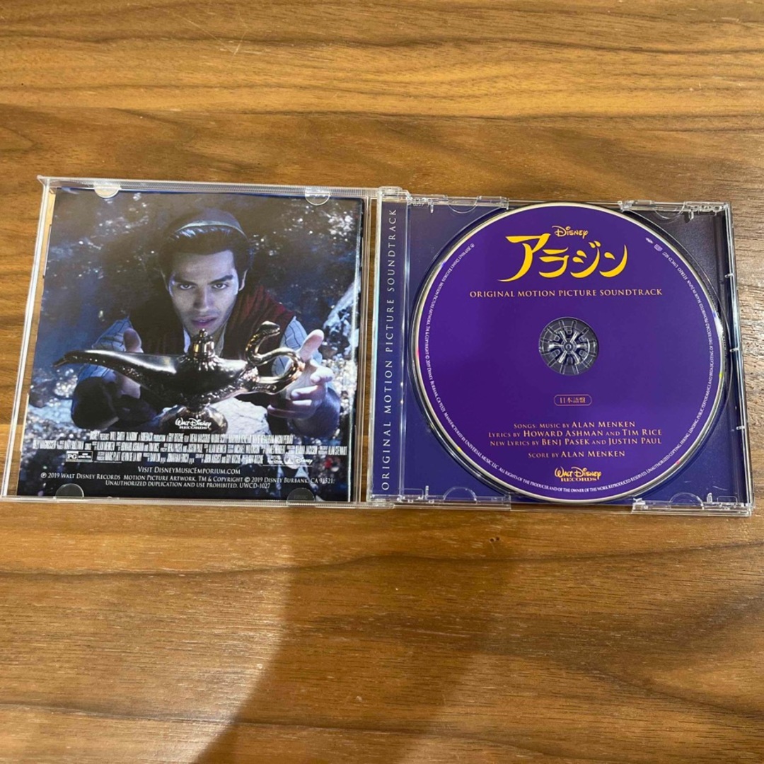 Disney アラジン　日本語版　CD エンタメ/ホビーのCD(映画音楽)の商品写真