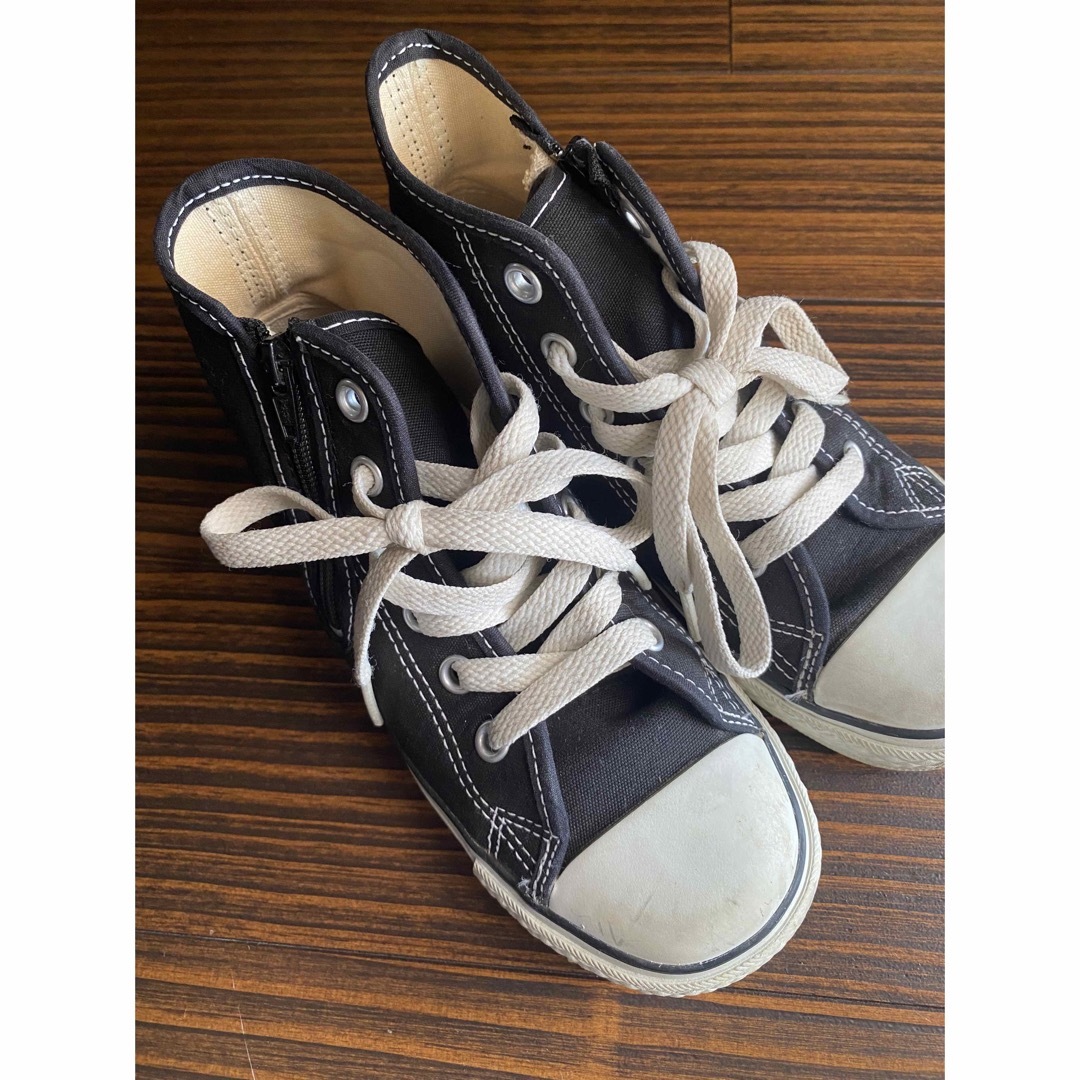 ALL STAR（CONVERSE）(オールスター)のconverse/コンバース/キッズ/スニーカー/ハイカット/20cm/黒 キッズ/ベビー/マタニティのキッズ靴/シューズ(15cm~)(スニーカー)の商品写真