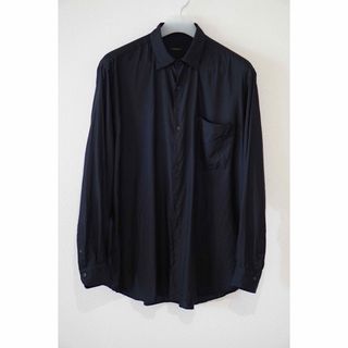 コモリ(COMOLI)のCOMOLI ウールシルクコモリシャツ（navy）(シャツ)