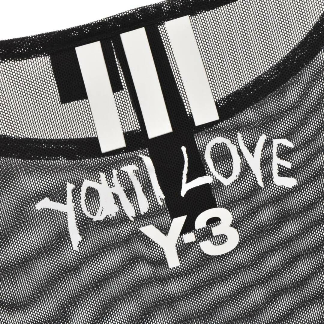 Y-3(ワイスリー)のY-3 ワイスリー Yohji Love Short Sleeve Tee ヨウジ ラブ ショートスリーブ バラ刺繍 半袖Tシャツ レディース ブラック DY7146 メンズのトップス(Tシャツ/カットソー(半袖/袖なし))の商品写真