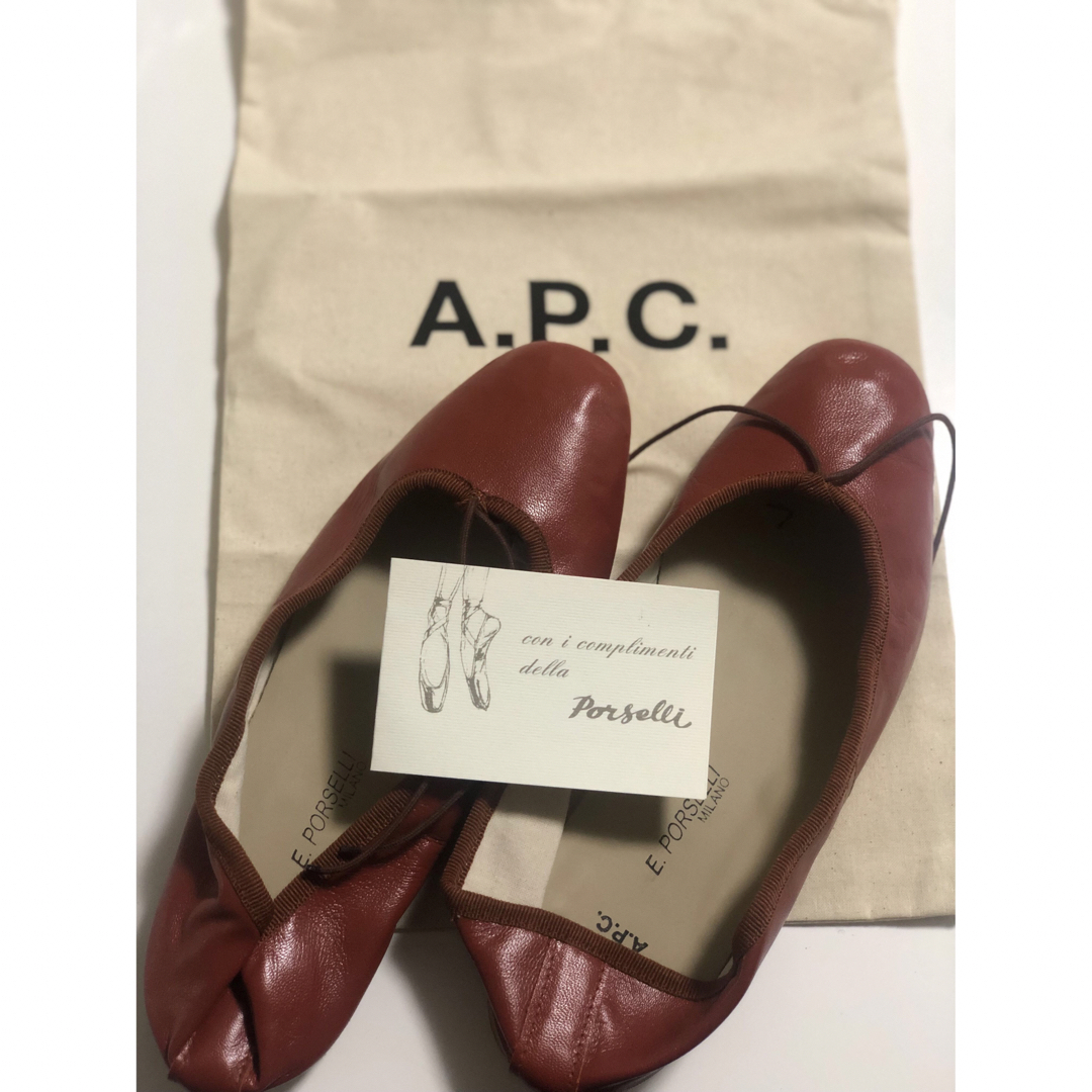 APC ポルセリ バレエシューズ-