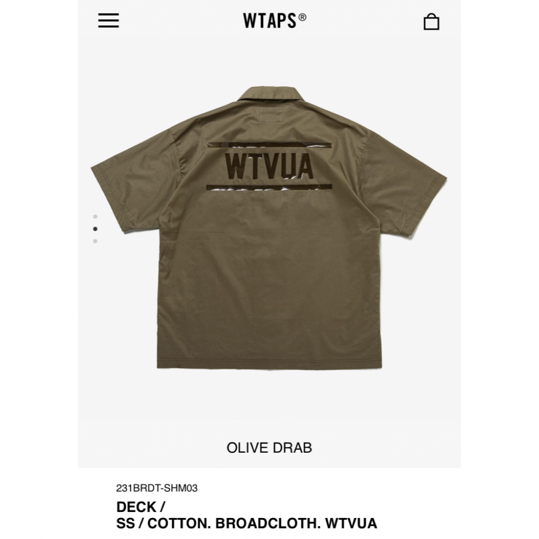 Wtaps CROSS / SS / COTTON \