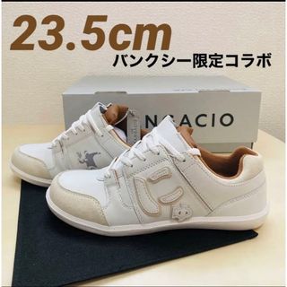 ニューバランス(New Balance)のにゅ～ずcom BRANDALISED バンクシー限定コラボ　23.5cm(スニーカー)