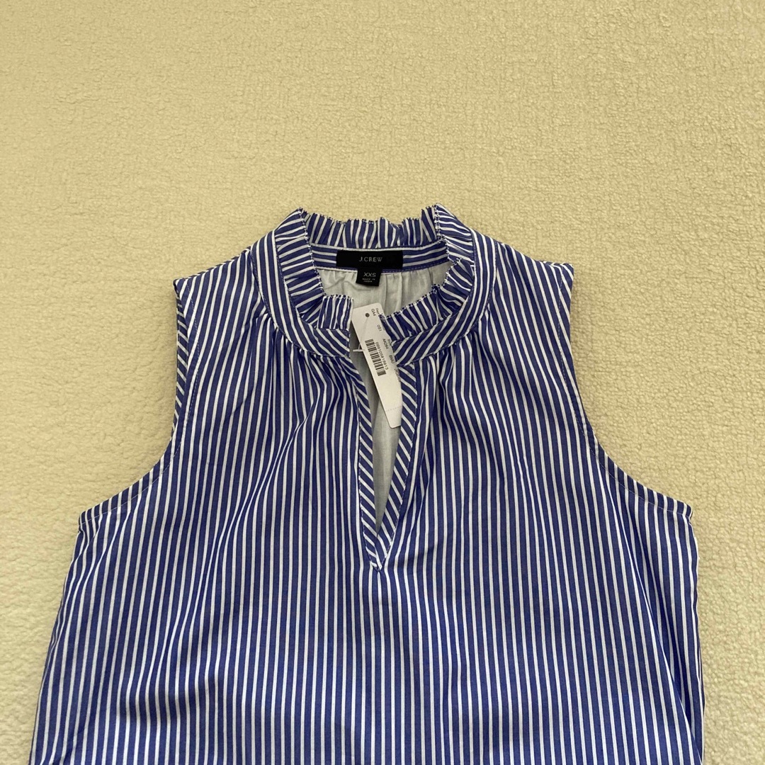 (未使用新品) J.CREW  ストライプ　ティアードワンピース 3