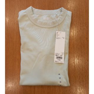 ユニクロ(UNIQLO)の【未使用】120cmユニクロU　クルーネックTワンピース(Tシャツ/カットソー)