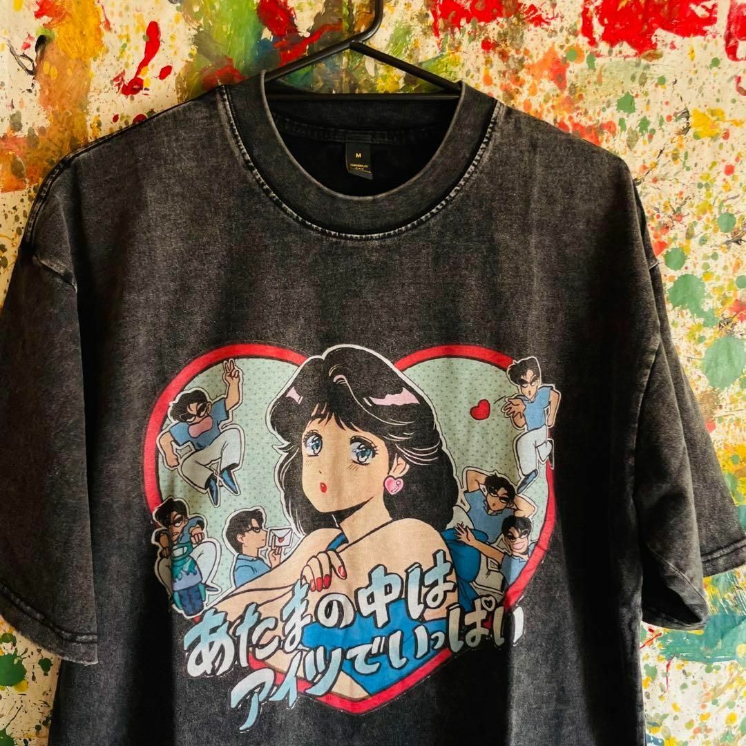 松田聖子風 昭和レトロ Tシャツ 半袖 メンズ エモい ハイデザイン 夏 新品