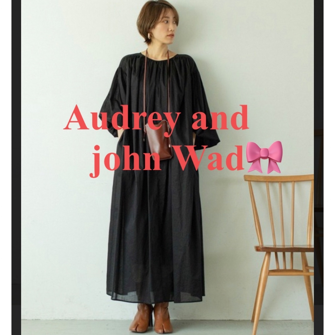 Audrey and john Wad ブラックワンピース