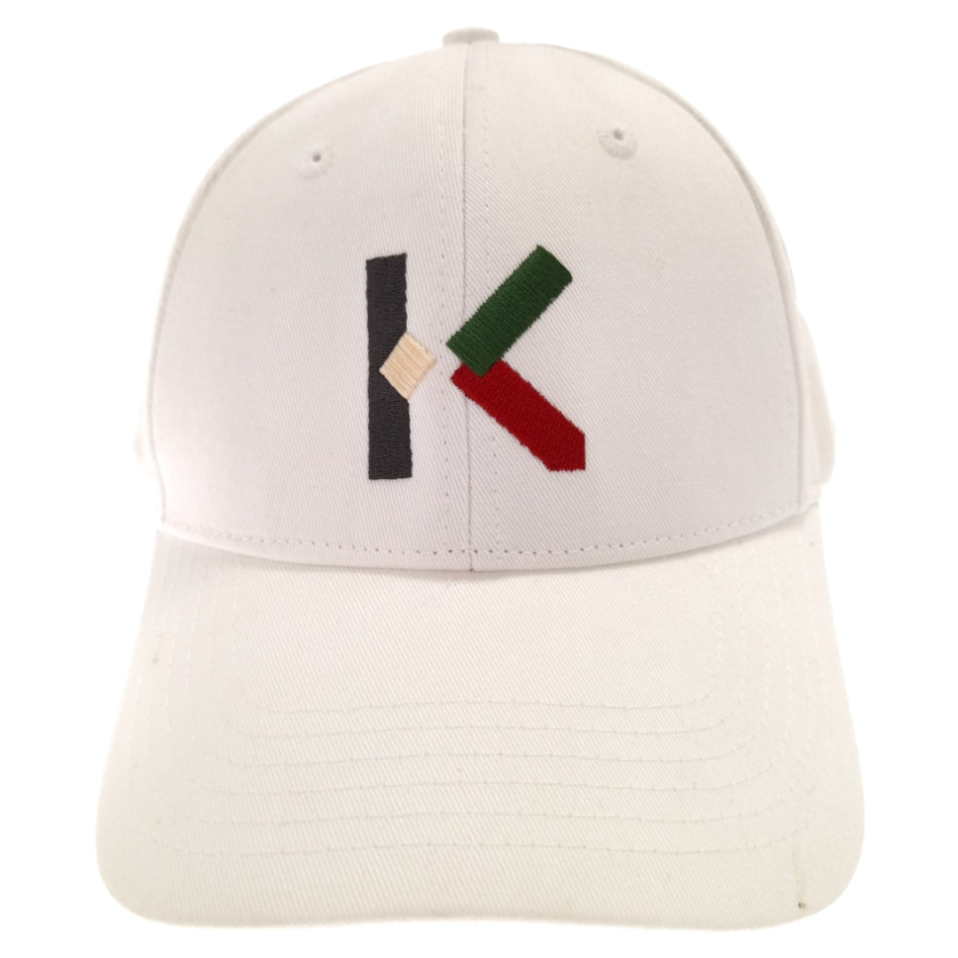 KENZO KENZO ケンゾー K Logo Baseball Cap Kロゴ ベースボールキャップ 帽子 ホワイトの通販 by  BRINGラクマ店｜ケンゾーならラクマ