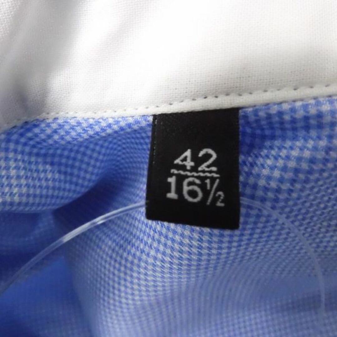 Gucci(グッチ)の美品 GUCCI グッチ スタンドカラーシャツ 1点 ブルー M コットン100% メンズ AY3802A67  メンズのトップス(シャツ)の商品写真