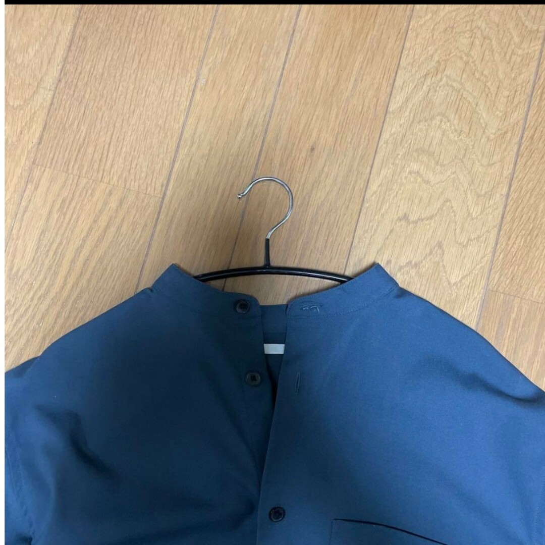 GU(ジーユー)のリラックスフィットバンドカラーシャツ メンズのトップス(シャツ)の商品写真