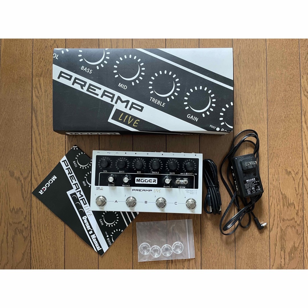 初回限定】 Mooer Preamp Live デジタルプリアンプモデラー ギター