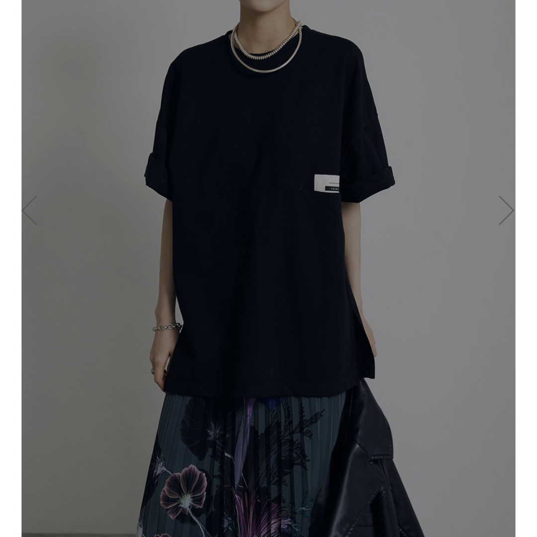 SEAM POCKET BIG TEE ブラック　アメリ